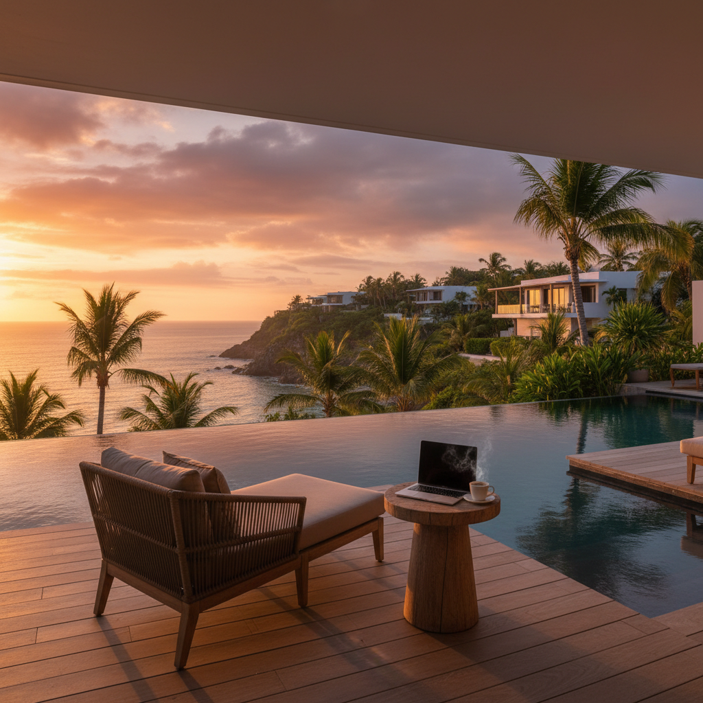 Digital nomad hotels: arbeiten und reisen mit stil