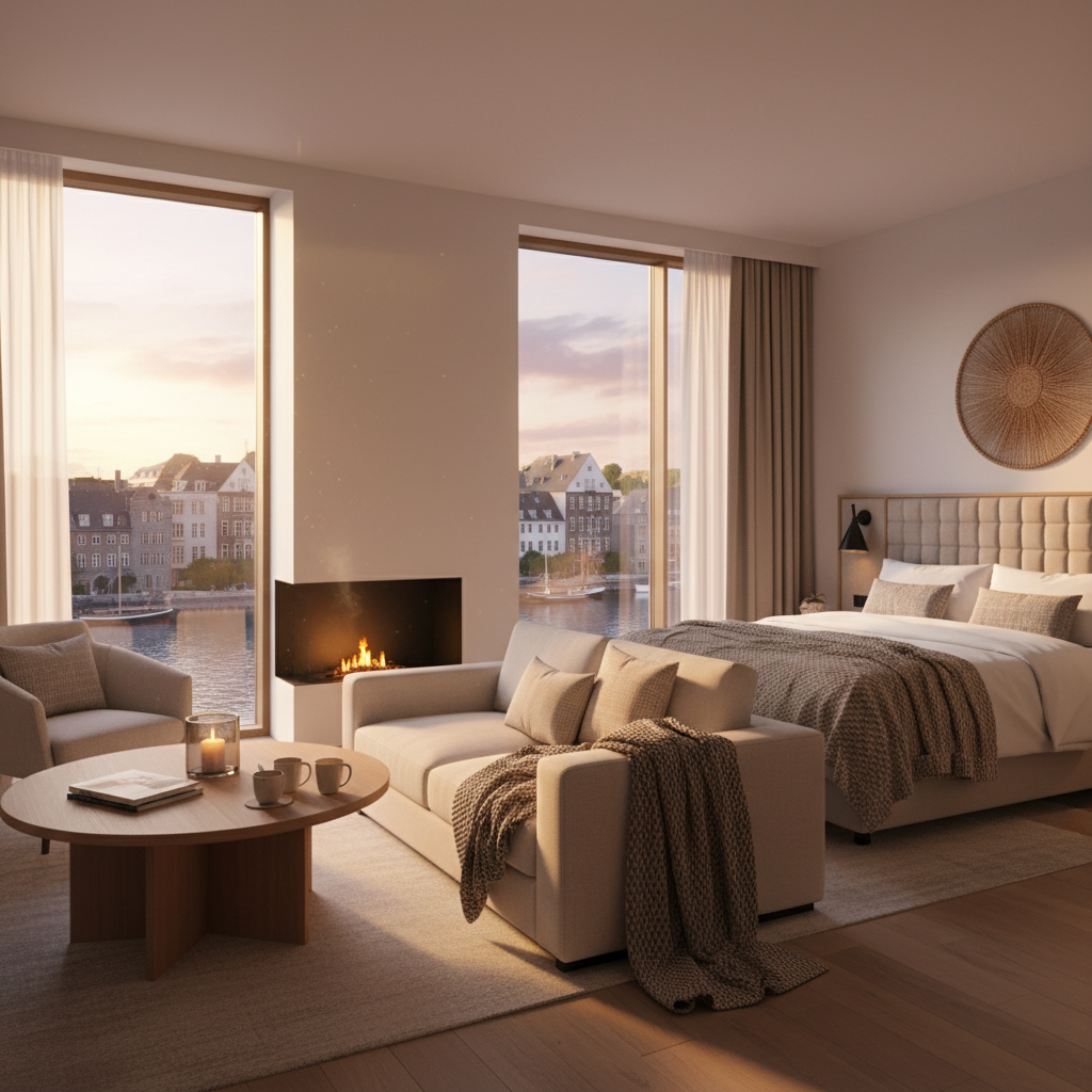 Hotell i köpenhamn: omfamna hygge och skandinavisk design