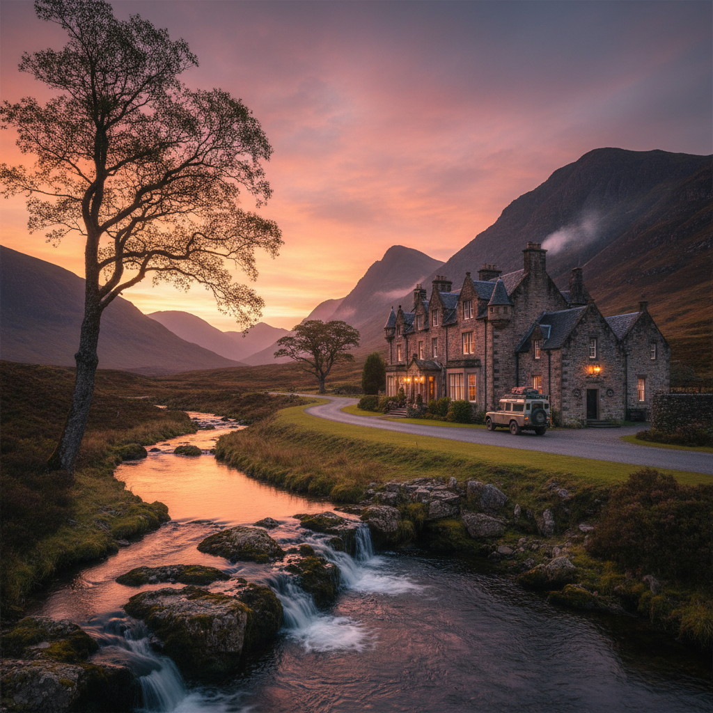 Guide régional : hôtels dans les Highlands écossais – nature, aventure et mystère
