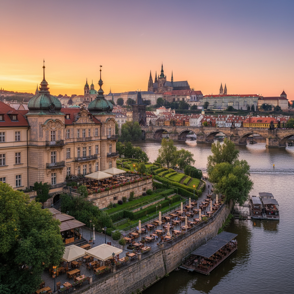 Prag: hotels in einer stadt voller märchenhafter brücken, schlösser und biergärten
