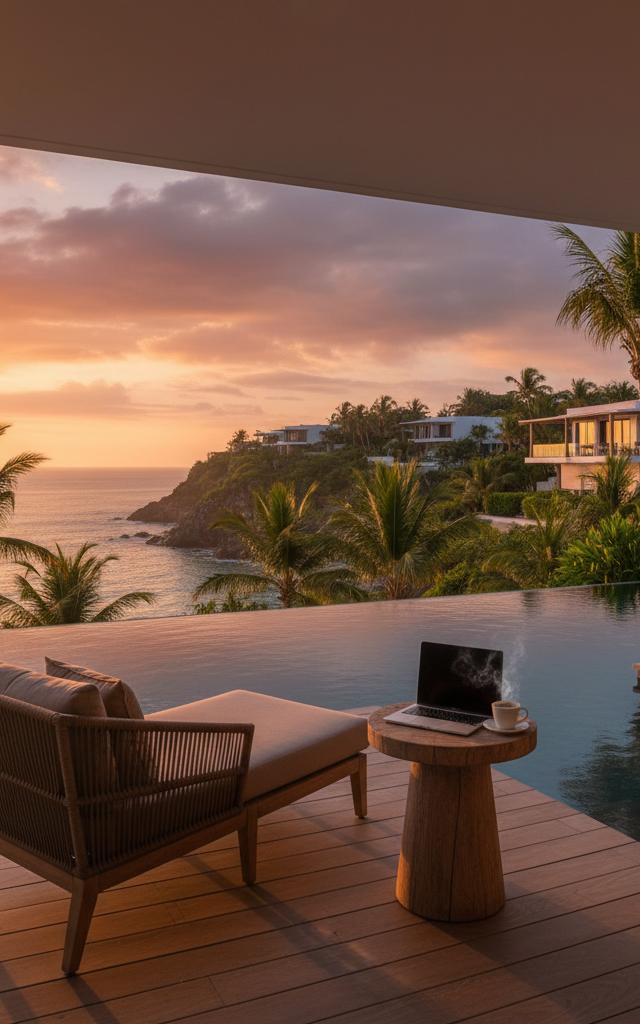 Digital nomad hotels: arbeiten und reisen mit stil