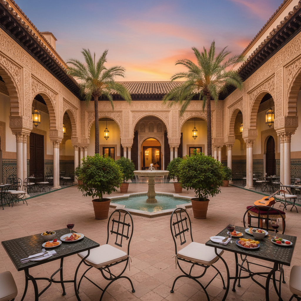 Sevilla: hotels mit der seele des flamenco, tapas und maurischen paläste
