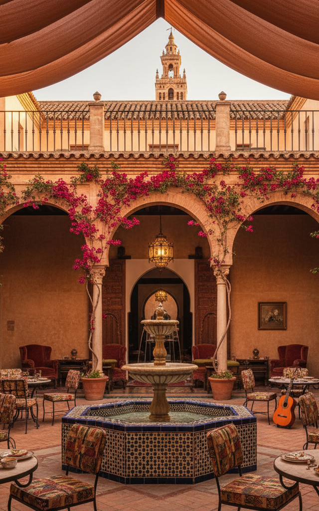 Sevilla: hotels mit der seele des flamenco, tapas und maurischen paläste