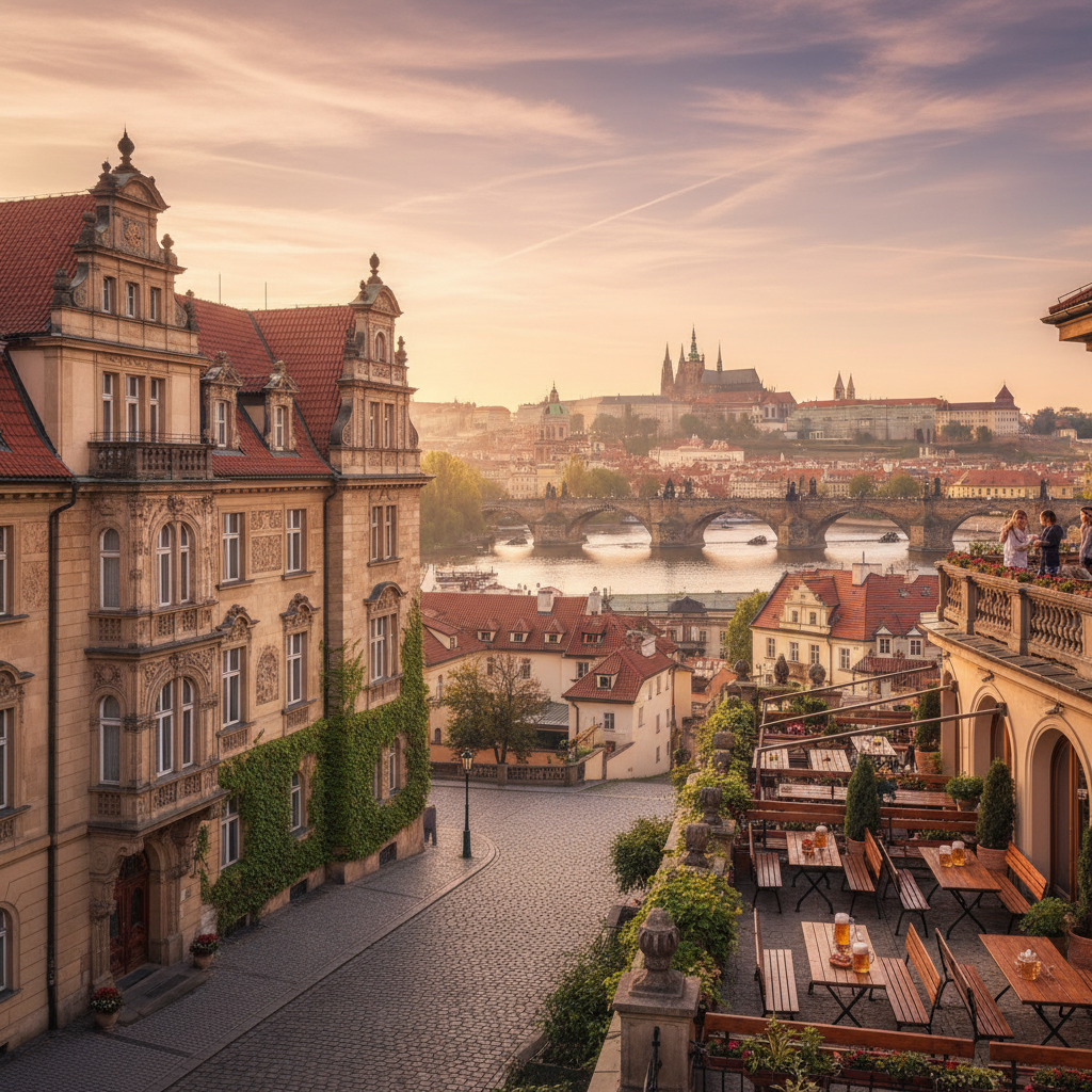 Hôtels à Prague : ponts féeriques, châteaux et brasseries en plein air