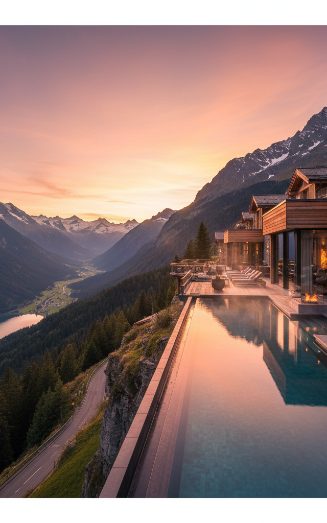 Hotels in den schweizer alpen: majestätische aussichten und outdoor-abenteuer