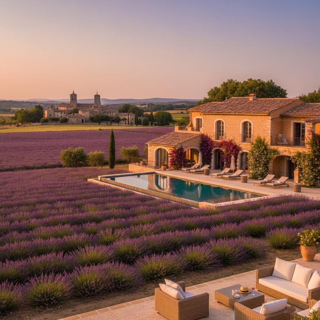 Provence hotels: lavendelfelder, charmante dörfer und die düfte des südens