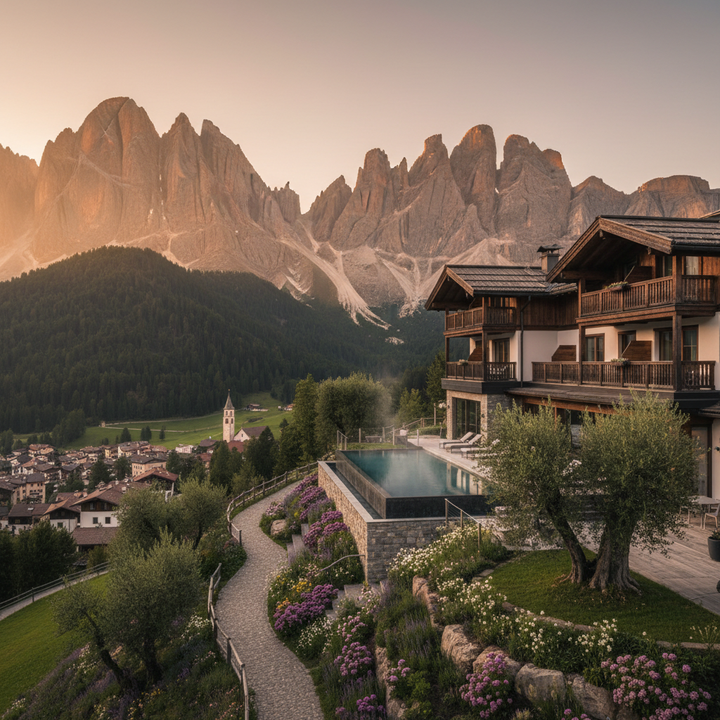 Die magie der Dolomiten: hotels, wo berglandschaften und italienischer charme verschmelzen